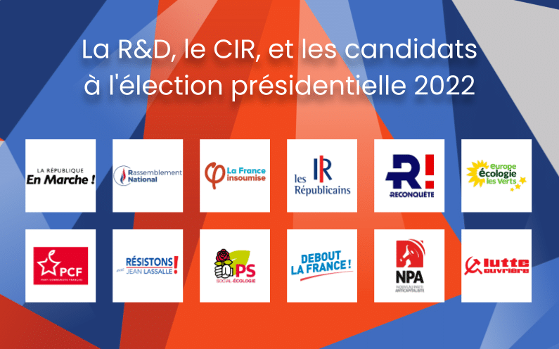 La R&D, le CIR, et les candidats à l’élection présidentielle 2022