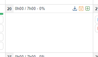 Icône d'import de tâches avec label